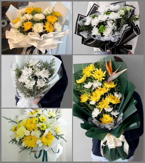 广东梅州市五华县横陂镇老楼村白事花束代送